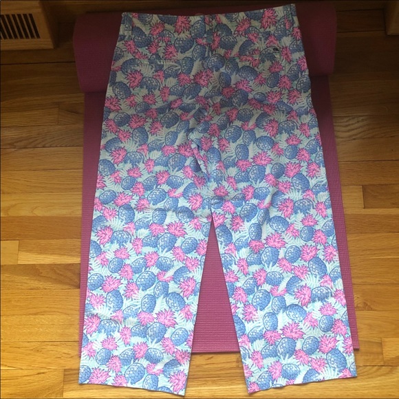 Vineyard Vines Pants - Vineyard Vines | Caicos Linen Blend Crop Pants 🍍